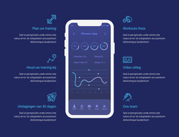 Meest Creatieve WordPress-Thema Voor Workout-App Voor Tracking