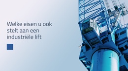 Industriële Lift - Responsief WordPress-Thema