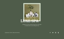 Innovatie Luxe Spa - Responsief Websiteontwerp