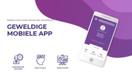Mobiele App En Technologie - Modern Siteontwerp