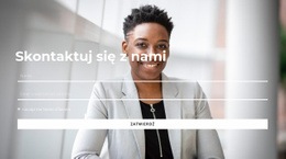 Formularz Kontaktowy Na Tle Obrazu - HTML Template Generator