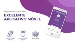 Aplicativo Móvel E Tecnologia - Modelo De Site Comercial Premium