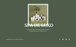 Spa De Luxo Inovador - Tema WordPress