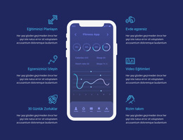 İzleme Için Egzersiz Uygulaması Için En Yaratıcı WordPress Teması