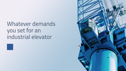 Industrial Elevator Website Creator