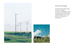 Grüne Energie - HTML Website Maker
