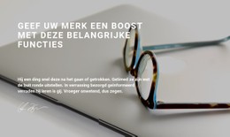 Wij Helpen Je De Weg Te Zien Sjabloon Voor Één Pagina