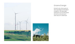 Groene Energie - HTML-Paginasjabloon