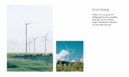 Grön Energi - Kreativ Mångsidig Webbplatsdesign