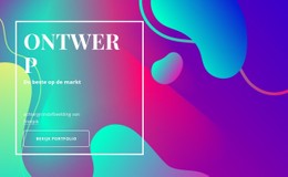 Ontwerp- En Illustratiebureau Eenvoudige CSS-Sjabloon