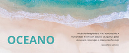 Oceano Natural - Lindo Tema WordPress