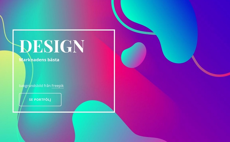 Design- och illustrationsbyrå CSS -mall