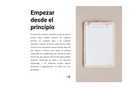 Empezar Desde El Principio