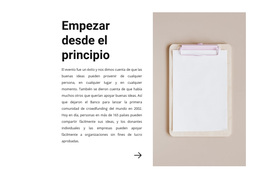 Empezar Desde El Principio - Tema De WordPress Multipropósito