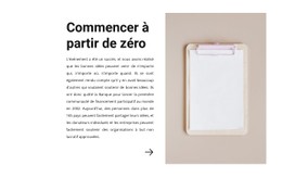 Commencer À Partir De Zéro