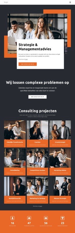 Strategie En Beheermaatschappij - HTML Website Maker