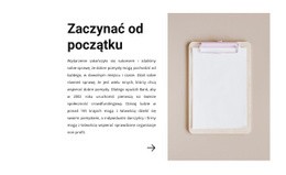 Zaczynać Od Początku Projekt Strony Internetowej