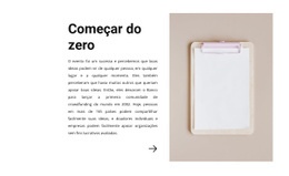 Começar Do Zero - Maquete De Site Profissional Personalizável