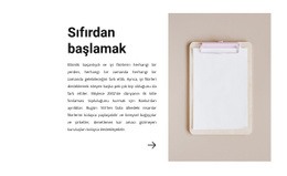 Sıfırdan Başlamak Web Sitesi Tasarımı