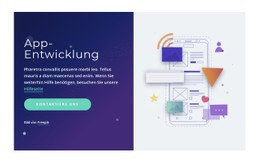 Professionelle App-Entwicklung Saubere Und Minimale Vorlage