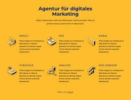 SEO-Service-Beratung - HTML5-Vorlage