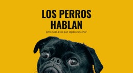 Un Diseño De Sitio Web Exclusivo Para Cuidado De Perros Reactivos