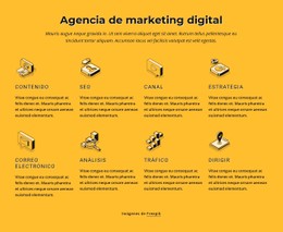 Página HTML Para Agencia De Marketing En Internet