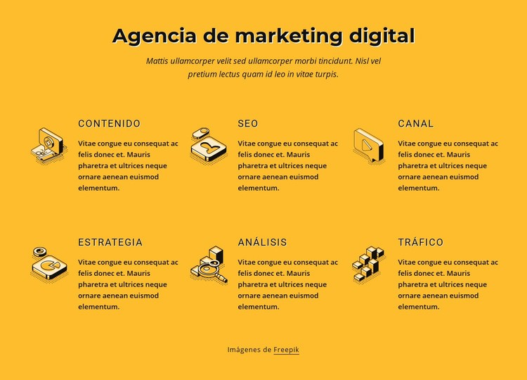 Consulta de servicio SEO Plantilla