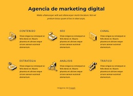 Plantilla De Página De Destino Para Consulta De Servicio SEO