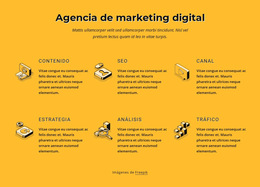 Consulta De Servicio SEO - Plantilla De Página Web