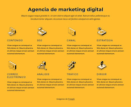 Agencia De Marketing En Internet - Plantilla De Sitio Web Gratuita