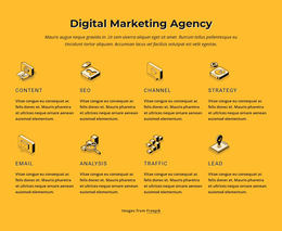 Responsive HTML5 For Internet Marketing Agency