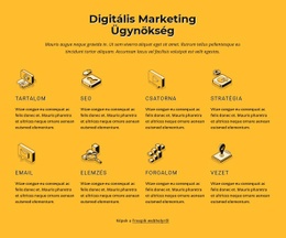 Internet Marketing Ügynökség - Ingyenes HTML-Sablon