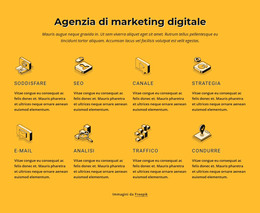 Agenzia Di Marketing Su Internet - Modello HTML Gratuito
