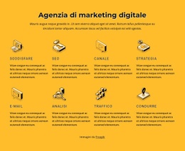HTML5 Reattivo Per Agenzia Di Marketing Su Internet