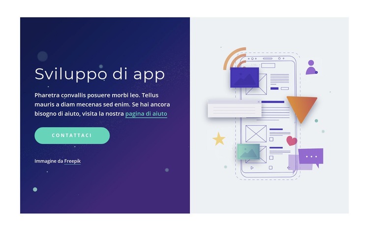 Sviluppo di app professionali Modello HTML5