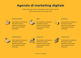 Consulenza Sul Servizio SEO - Modello Di Pagina Web