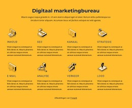 Premium Website-Ontwerp Voor Internetmarketingbureau