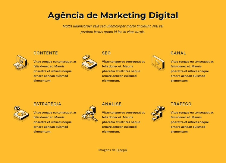 Consultoria de serviço de SEO Modelo