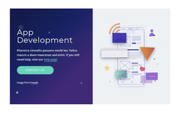 Professional App Development - Responsive Website Templates