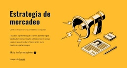 Indique Sus Objetivos De Marketing: Página De Destino Creativa Multipropósito