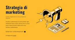 Modello HTML5 Esclusivo Per Indica I Tuoi Obiettivi Di Marketing