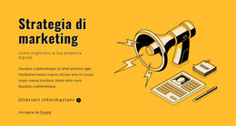 Indica I Tuoi Obiettivi Di Marketing - Modello Di Sito Web Gratuito