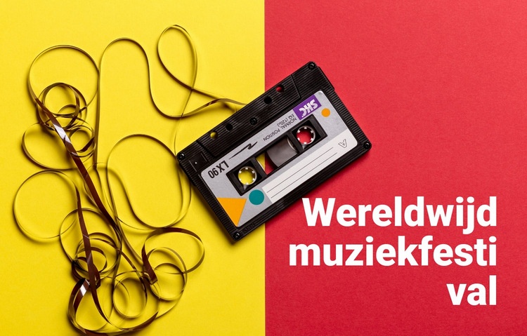 Wereldwijd muziekfestival Bestemmingspagina