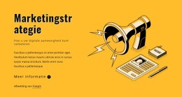 Geef Uw Marketingdoelen Op - Premium-Sjabloon