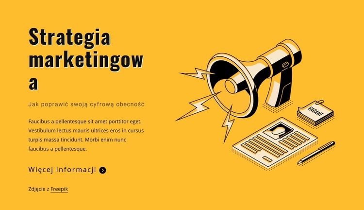 Określ swoje cele marketingowe Projekt strony internetowej