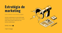 Declare Seus Objetivos De Marketing - Tema WordPress Responsivo
