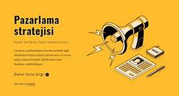 Pazarlama Hedeflerinizi Belirtin - Ücretsiz Web Sitesi Şablonu
