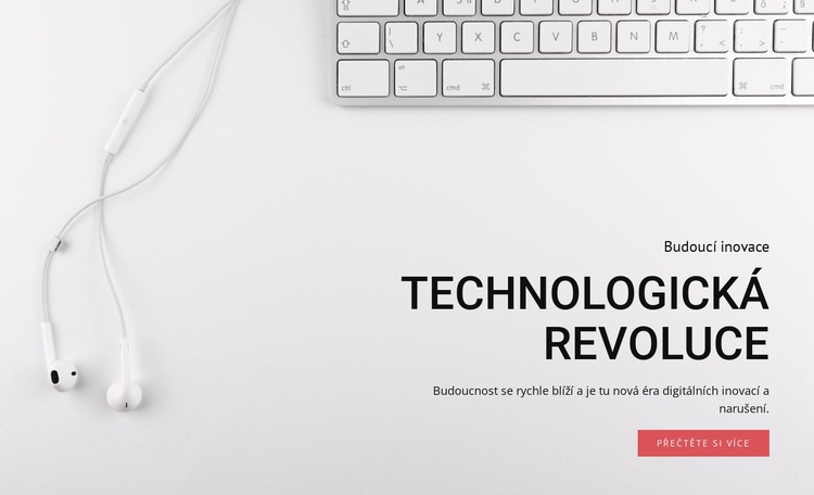 Revoluce technologie a vybavení Téma WordPress