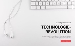 Technologie- Und Ausrüstungsrevolution Kostenlose Website